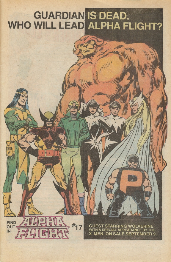 Marvel Comics Archive [Alpha Flight #17]