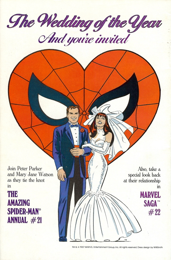 Marvel Comics Archive [Wedding Of Spider-Man & Mary Jane]