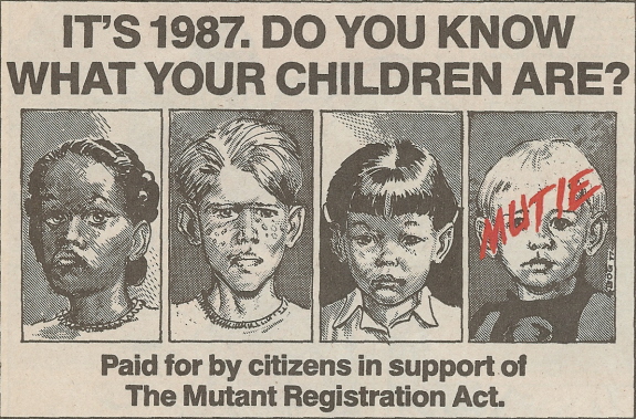 Marvel Comics Archive [Mutant Registration Act]