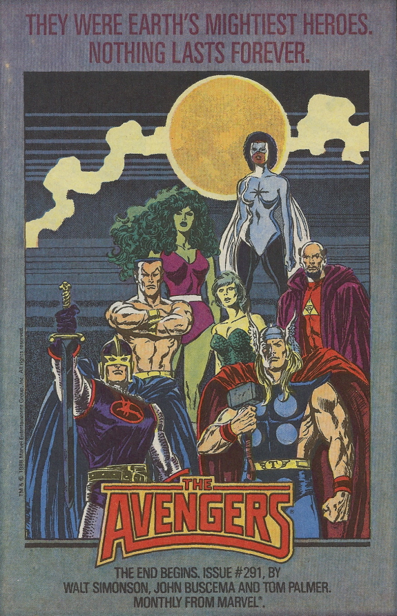 Marvel Comics Archive [Avengers #291]