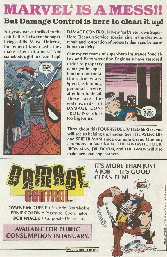 Marvel Comics Archive [Damage Control]