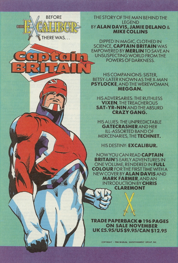 Marvel Comics Archive [Captain Britain]