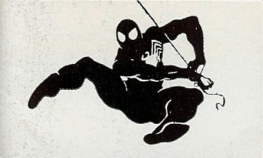 Marvel Comics Archive [Spider-Man Black Costume Swinging]