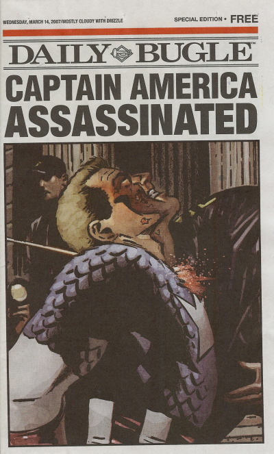 Daily Bugle Newspaper Special 2007 - Civil War: Fallen Son #1